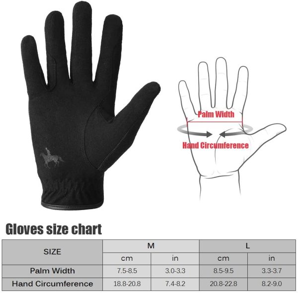 LIXADA 乗馬グローブ レザー手袋 競馬用グローブ メンズ レディース 耐磨耗性 滑り止め手袋 換気性 馬術スポーツ - 画像 (7)
