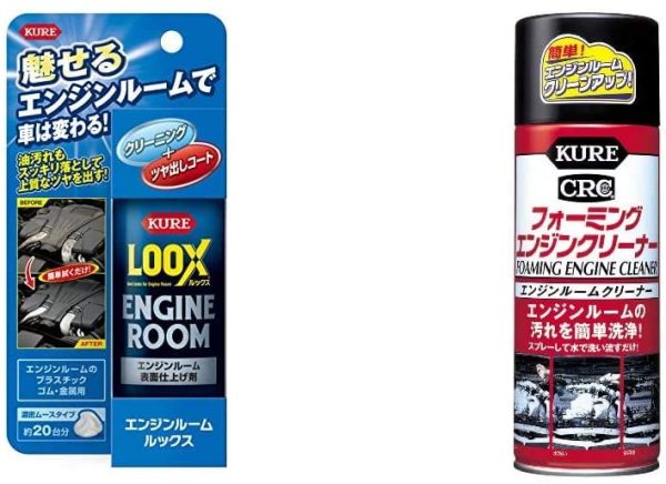 エンジンルームLOOX (140ml) No.1185 & フォーミングエンジンクリーナー (420ml) エンジンルームクリーナー [ 品番 ] 1027 [HTRC2.1]【セット買い】 - 画像 (4)