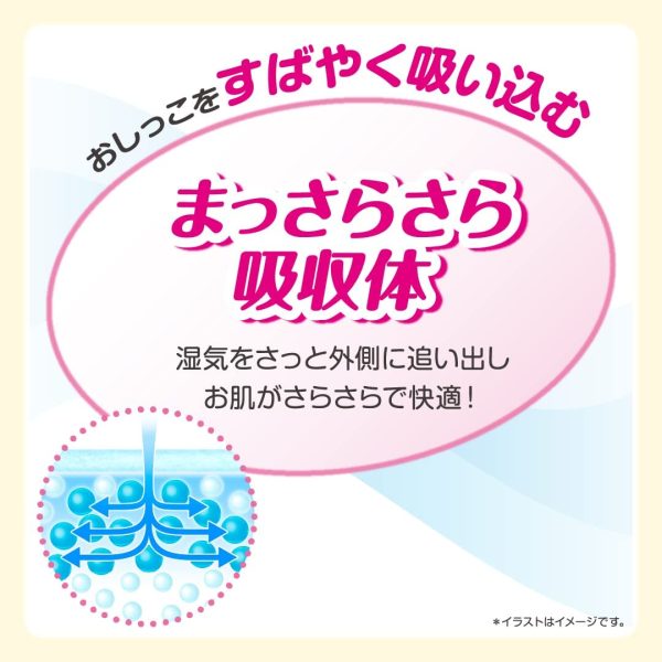 【セット買い】 【パンツ Mサイズ】グーン まっさらさら通気 (6~12kg) 228枚(76枚×3) 男女共用 ＋ 【おしりふき 詰替用】肌にやさしいおしりふき 1680枚(70枚×24個) - 画像 (7)