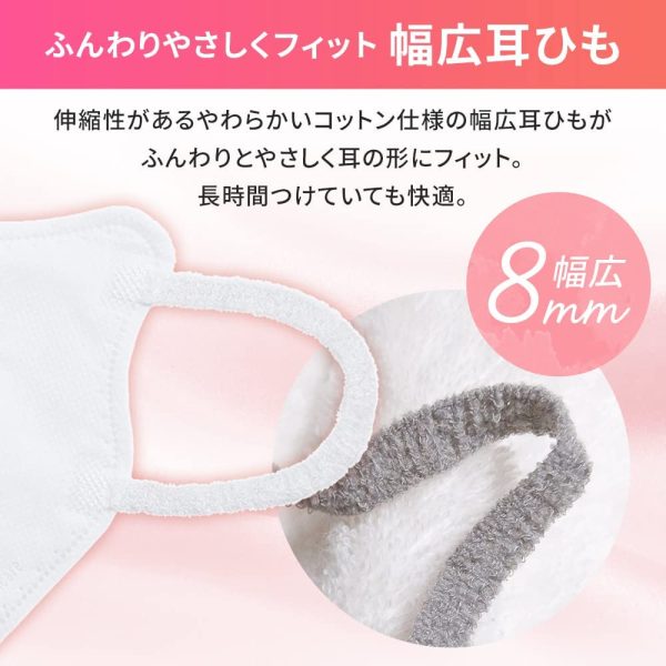 アイリスオーヤマ マスク 不織布 カラーマスク 立体マスク DAILY FIT MASK ふつうサイズ 5枚入 個包装 RK-D5MXC アッシュピンク