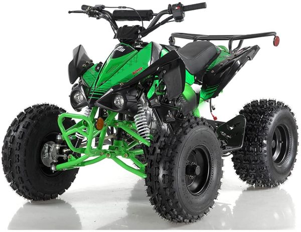 X-PRO 125cc ATV クワッド ユース4輪車 大人用 四輪バギー 中型 4輪車 グリーン