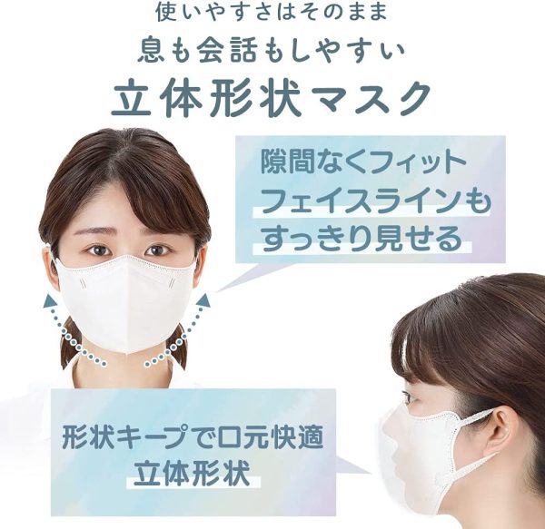 アイリスオーヤマ マスク 35枚セット DAILY FIT MASK ふつうサイズ RK-D7MW ホワイト - 画像 (7)