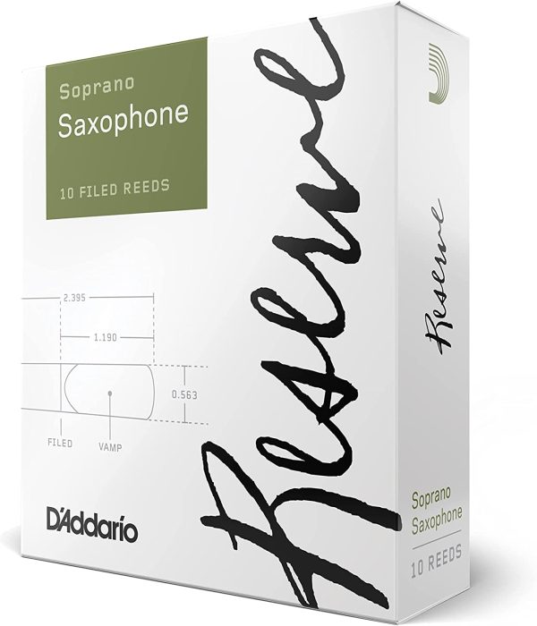 D'Addario WoodWinds ダダリオ リード ソプラノサックス用 RESERVE  [硬さ:2.0] 10枚入り 【国内正規品】 - 画像 (2)