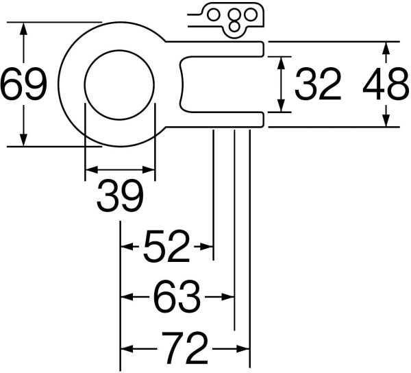 SANEI トイレ部品 ロータンクゴムフロート LIXIL以外の各メーカー対応 マルチタイプ PH84-92X - 画像 (6)