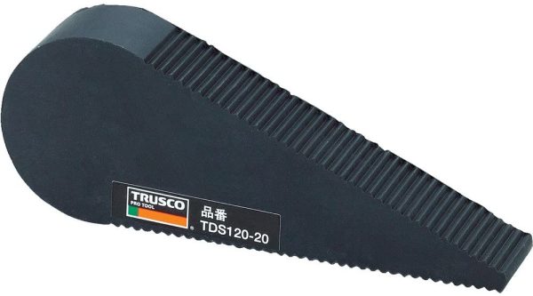 TRUSCO(トラスコ) ドアストッパー 天然ゴムタイプ 全長120mm TDS120-20