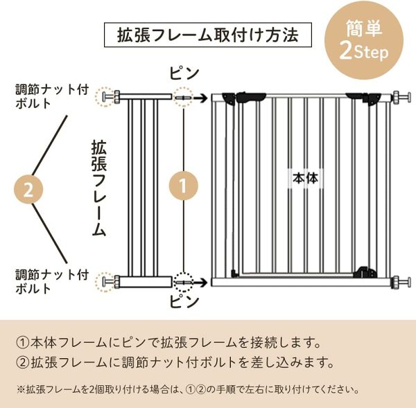 アイリスプラザ ベビーゲート用 拡張パネル グレー 30-30cm