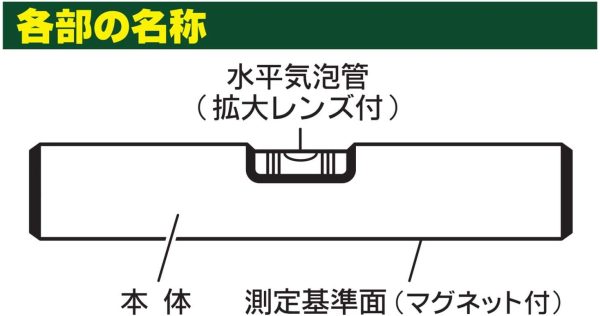 新潟精機 SK アルミ水平器 マグネット付 150mm ALM-150 - 画像 (7)