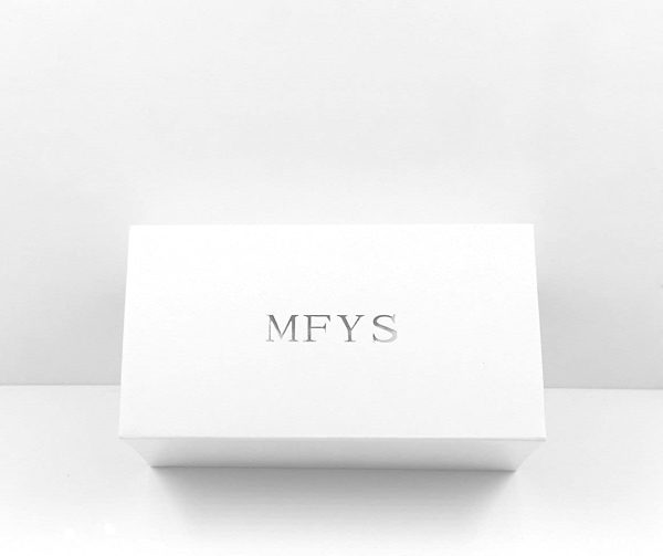 MFYS Jewelry ブラックオニキス シルバー ラウンド ファッション メンズ カフス （カフスボタン?カフリンクス） 専用ジュエリーBOX付 - 画像 (3)