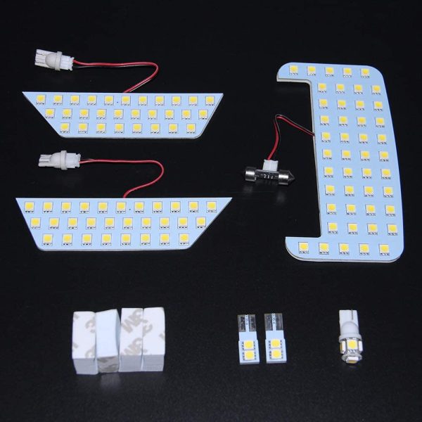 RAV4 50系 LED ルームランプ トヨタ 50系 RAV4 MXAA52 MXAA54 AXAH52 AXAH54 H31.4～ 専用 ルームランプセット室内灯 車内灯 爆光 ホワイト 車種別専用 LEDバルブ カスタムパーツ 内装パーツ 取付簡単 保証有り 6点セット (トヨタ RAV4 50系 用) - 画像 (3)