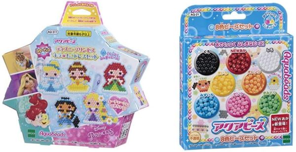 アクアビーズ ディズニープリンセス キラ☆もこ ドレスセット & アクアビーズ 8色ビーズセット【セット買い】 - 画像 (3)