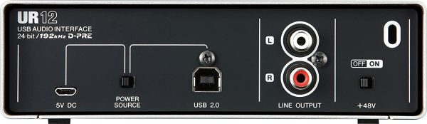 Steinberg スタインバーグ USB2.0 24bit/192kHz オーディオインターフェース UR12 - 画像 (4)