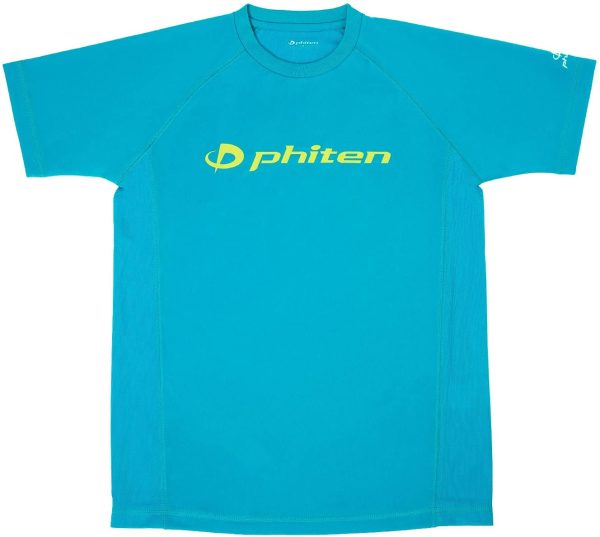 phiten(ファイテン) RAKUシャツ SPORTS (SMOOTH DRY) 半袖 ロゴ - 画像 (4)