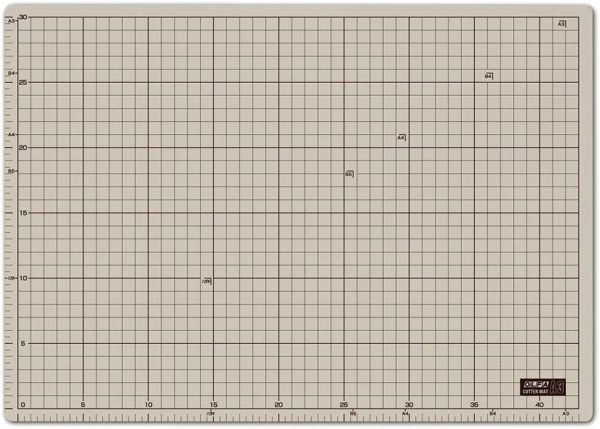 セーフティロータリカッター L型 156B & カッターマットA3 (320x450x2mm) 135B【セット買い】 - 画像 (4)