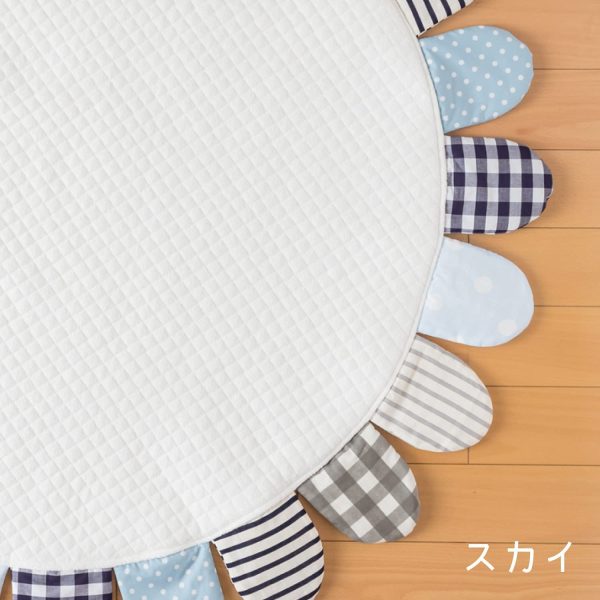 Babyshower 洗える サニーマット 日本製 プレイマット (スカイ) - 画像 (2)