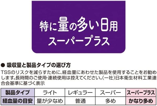 【まとめ買い】ソフィ ソフトタンポン スーパープラス 特に量の多い日用 25コ入×2個パック(unicharm Sofy) - 画像 (2)