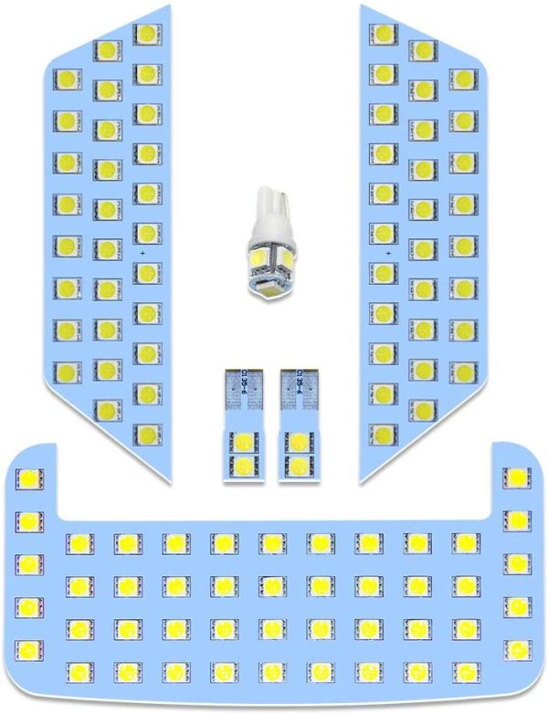 RAV4 50系 LED ルームランプ トヨタ 50系 RAV4 MXAA52 MXAA54 AXAH52 AXAH54 H31.4～ 専用 ルームランプセット室内灯 車内灯 爆光 ホワイト 車種別専用 LEDバルブ カスタムパーツ 内装パーツ 取付簡単 保証有り 6点セット (トヨタ RAV4 50系 用) - 画像 (7)