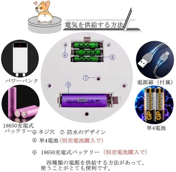 ターンテーブル 回転台 ガンプラ プラモデル 静かな スムーズ スピード＆方向＆角度調整可能 ディスプレイ/フィギュア/撮影用 最大耐荷重4KG 110V 1件 - 画像 (5)