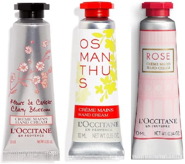 ロクシタン(L'OCCITANE) ミニハンドクリームセット 3本 ギフトBOX入り(チェリー、オスマンサス、ローズ) 誕生日 プレゼント - 画像 (10)