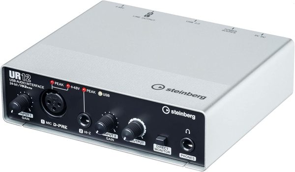 Steinberg スタインバーグ USB2.0 24bit/192kHz オーディオインターフェース UR12 - 画像 (7)