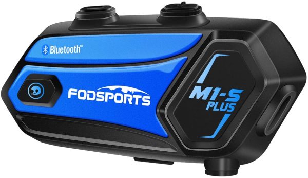 FODSPORTS バイク インカム M1-S Plus インカム 最大6人同時通話 最大使用20時間 FMラジオ 音楽共有 強い互換性 インカム Bluetooth ヘッドセット バイク いんかむ 6riders マルチデバイス接続 ユニバーサル インカム バイク 日本語案内＆説明書 インターコム Hi-Fi音質 トランシーバー バイク用インカム Siri対応 バイク用無線機 ワイヤレス Type-Cジャック 2種類マイク同梱 技適認証済み(１個セット) - 画像 (8)