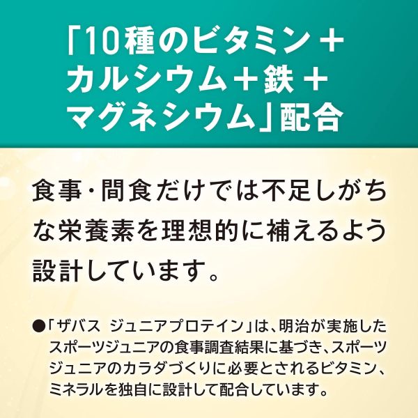 明治 ザバス ジュニアプロテイン マスカット風味【12食分】 168g - 画像 (3)