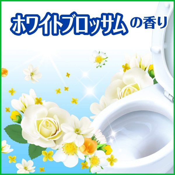 トイレ掃除 スクラビングバブル 流せる トイレブラシ 本体ハンドル1本 + 付け替え用16個セット (4個入り+12個入り) 除菌消臭プラス ホワイトブロッサムの香り まとめ買い 使い捨て 洗剤 - 画像 (7)