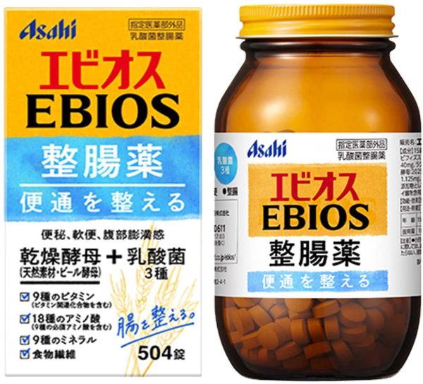 エビオス整腸薬 504錠 【指定医薬部外品】 EBIOS 乾燥酵母(ビール酵母)+乳酸菌3種 便秘 軟便 整腸 - 画像 (6)