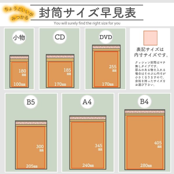 クッション封筒 DVDサイズ 対応 クラフト 100枚 CEN-DVDC-100