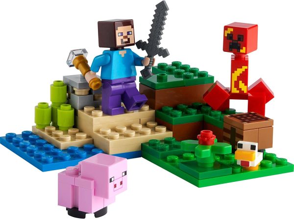 レゴ(LEGO) マインクラフト クリーパーとの対決