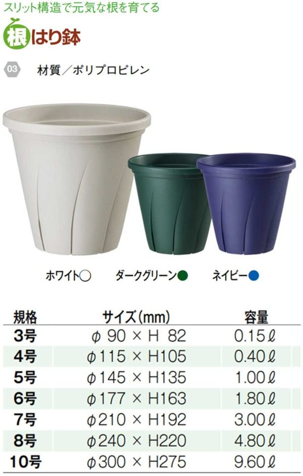 根はり鉢 3号 0.15L ダークグリーン - 画像 (4)