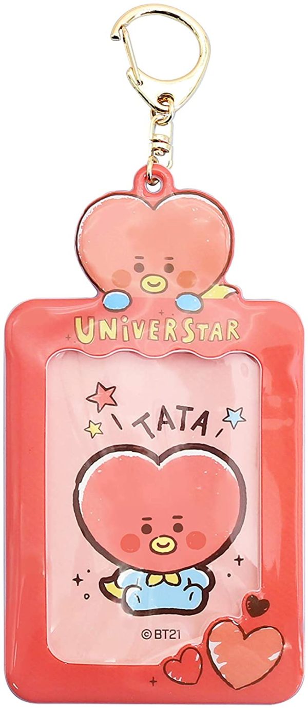 ソロモン商事 BT21 フォトカードキーホルダー (シール付き)(TATA) FKA-BT21-TT - 画像 (2)