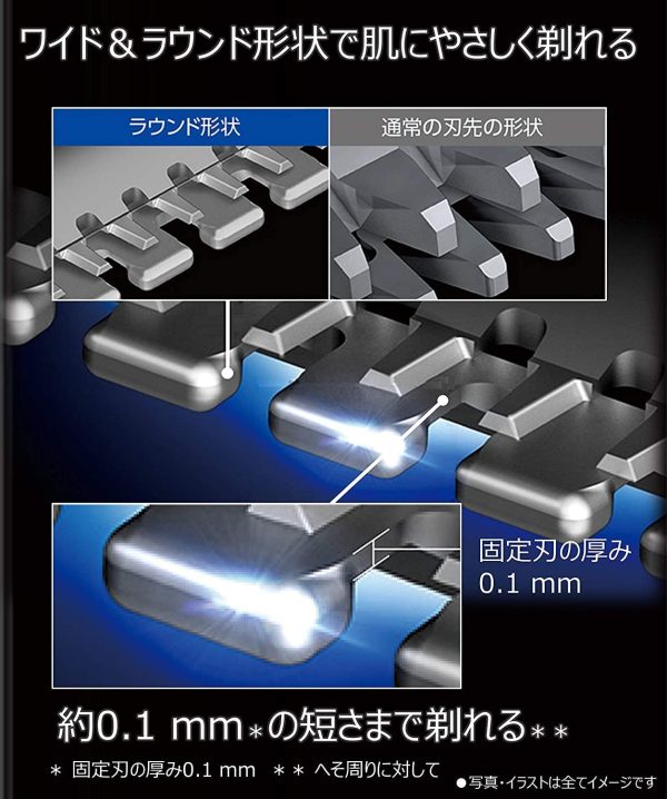 パナソニック ボディトリマー お風呂剃り可 男性用 白 ER-GK60-W - 画像 (3)