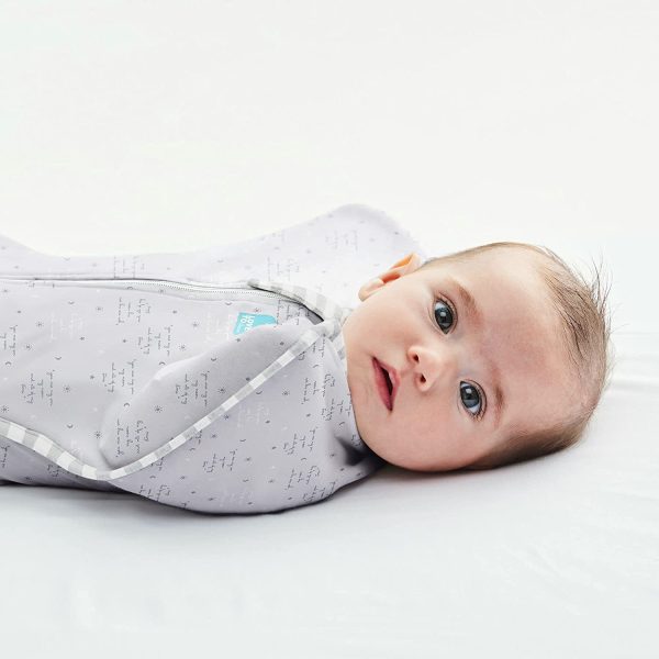 スワドルアップ(swaddle up) 奇跡のおくるみ ライト 春夏秋用 24~27℃向け Small Grey (you are my) 【日本正規輸入品】新生児 乳児 赤ちゃん ベビーグッズ 出産祝い モロー反射 夜泣き対策 - 画像 (2)