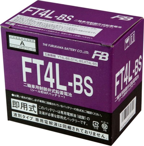 FURUKAWA [ 古河電池 ] シールド型 バイク用バッテリー FT4L-BS