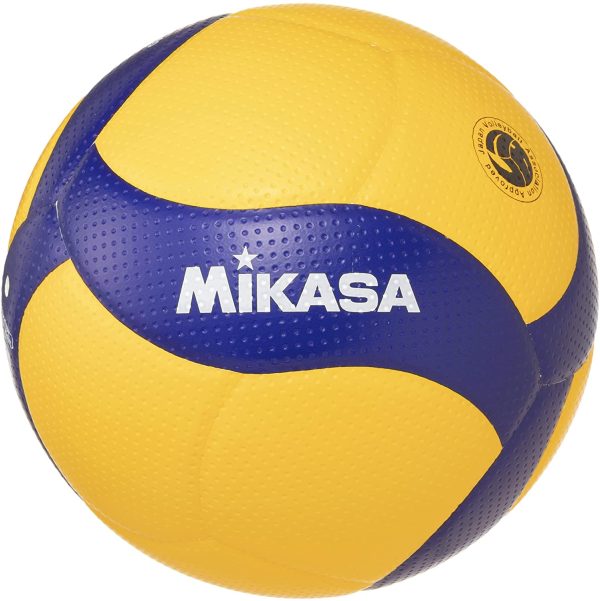 ミカサ(MIKASA) バレーボール 5号 国際公認球 検定球 一般?大学?高校 イエロー/ブルー  推奨内圧0.3(kgf/?) - 画像 (5)