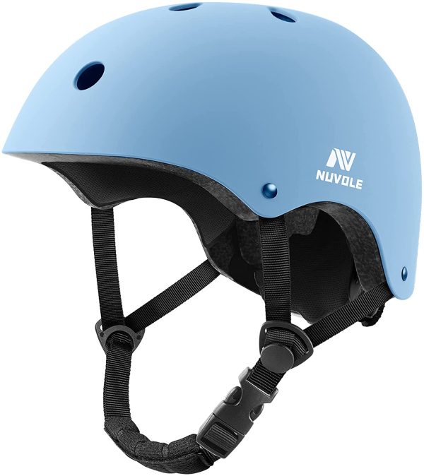 NUVOLE 自転車ヘルメット 子供用 大人用 ヘルメット こども 子供 スポーツヘルメットCPSC安全規格 ASTM安全規格 軽量 通気 3D保護クッション 2セット置換クッション 洗濯可能 サイクリング 通学 スケートボード 運動 女の子 男の子 レーディズ メンズ 一年保証 - 画像 (3)