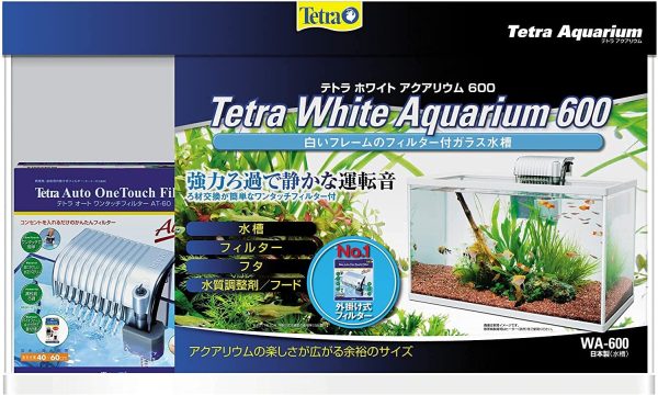 テトラ (Tetra) 水槽 ホワイトアクアリウム 600 水槽 熱帯魚 メダカ 金魚 - 画像 (2)