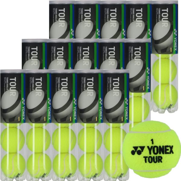 ヨネックス(YONEX) 硬式テニスボール TOUR(ツアー) 4球入 1缶/3缶/6缶/15缶 TB-TUR4 - 画像 (2)