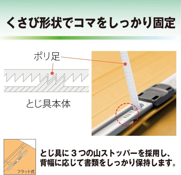 プラス エコノミー フラットファイル A4縦 2穴 10冊パック 79-357 イエロー - 画像 (5)