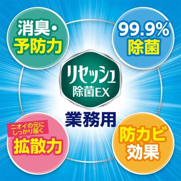 花王 リセッシュ除菌EX 香り残らない 業務用 2L 衣類?布製品?空間用消臭スプレー / 61-8509-82 - 画像 (6)