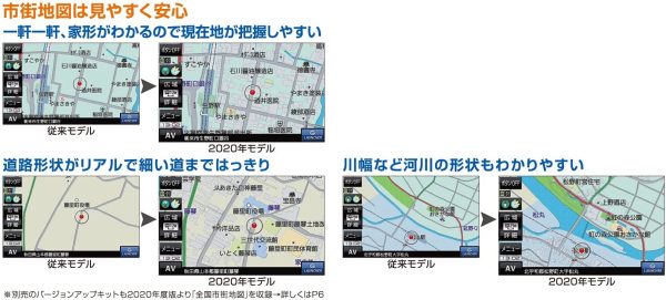 パナソニック(Panasonic) 7インチ ポータブルナビ ゴリラ CN-G740D 全国市街地図収録/ワンセ/24V車対応/高精度測位システム - 画像 (2)