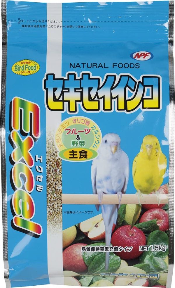 ナチュラルペットフーズ エクセル セキセイインコ 1.5kg