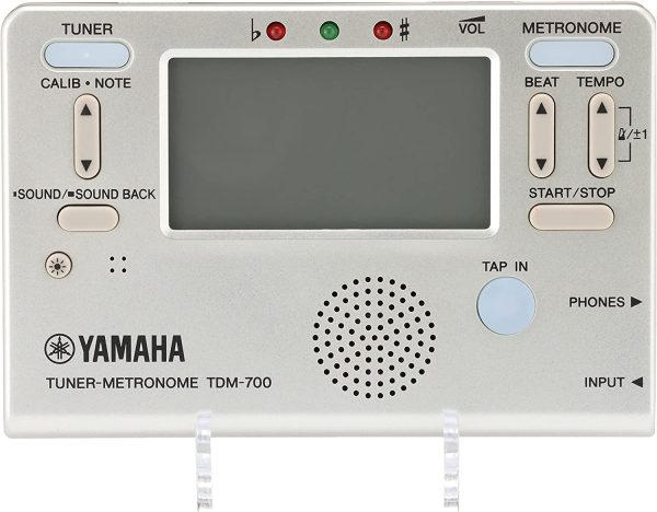 ヤマハ YAMAHA チューナーメトロノーム TDM-700GM チューナーとメトロノームが同時に使えるデュアル機能搭載 チューナー専用マイクロフォンTM-30BKが付属 - 画像 (4)