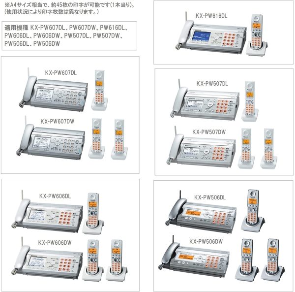 パナソニック 普通紙ファクス用インクフィルム KX-FAN190 - 画像 (3)