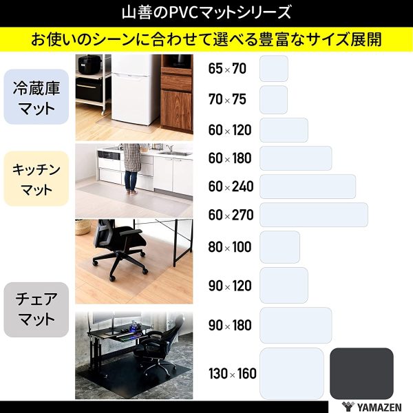 山善 キッチンマット 60×120cm 1.5mm厚  CFM-1260