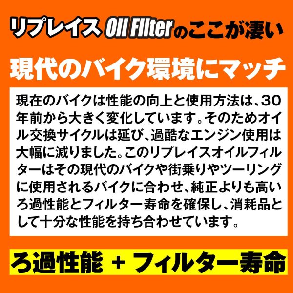 デイトナ バイク用 リプレイス オイルフィルター ドゥカティ系 モンスター400(00-08) 等 21041