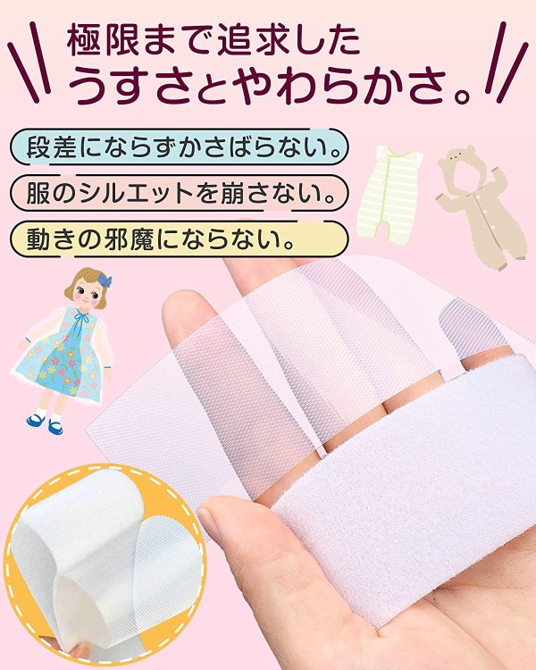 フルパ 極薄やわらか面ファスナー 厚さ1mm 手芸 ドール ベビー服 メカニカルファスナー 低刺激 裏のりなし 手縫い?ミシン用（幅2.5cm×長さ2m ）