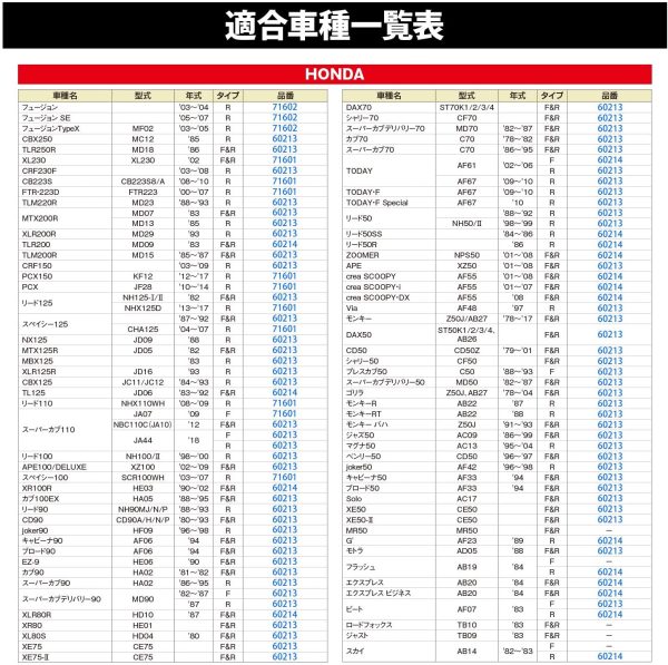 デイトナ プロブレーキシュー 60150 - 画像 (2)