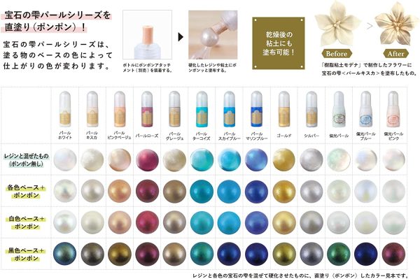 パジコ レジン 着色剤 宝石の雫 ゴールド 5ml 日本製 403258 - 画像 (6)