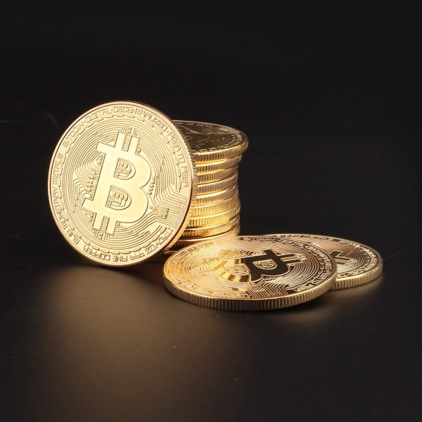 ビットコイン Bitcoin Collectible ギフト バーチャル レプリカ 仮想 通貨 コイン グッズ アートコレク メッキ ライトコイン 記念硬貨 コレクション 五枚入り (ゴールド) - 画像 (7)